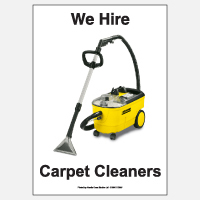 We Hire Carpet Cleaners
