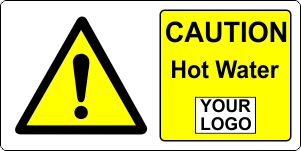 Caution Hot Water